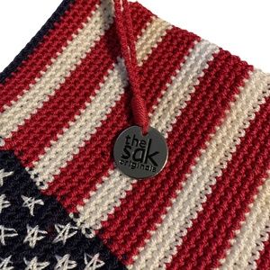 American flag knit crossbody bag: The Sak Original